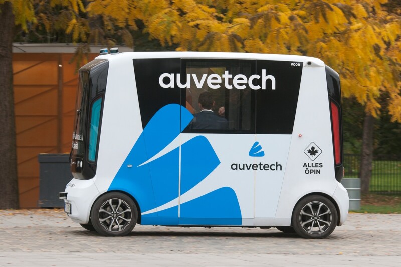 Autonomní minibus AuveTech Iseauto (foto: archiv CDV)