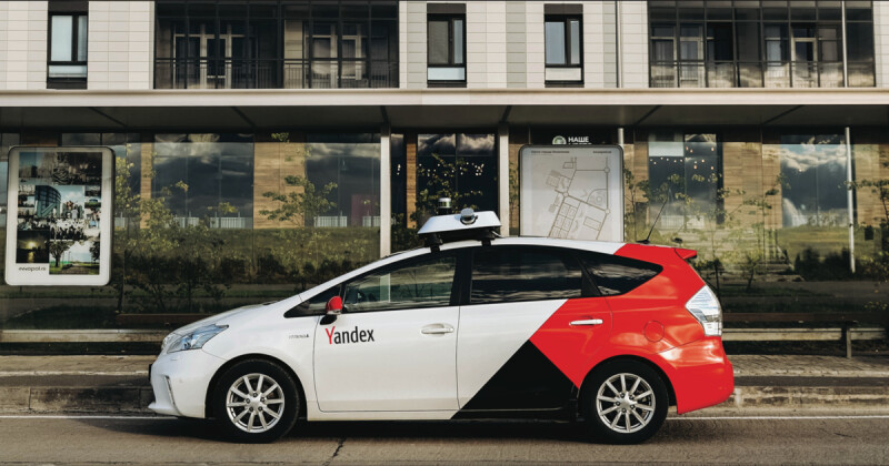 Autonomní Toyota Prius ruské firmy Yandex